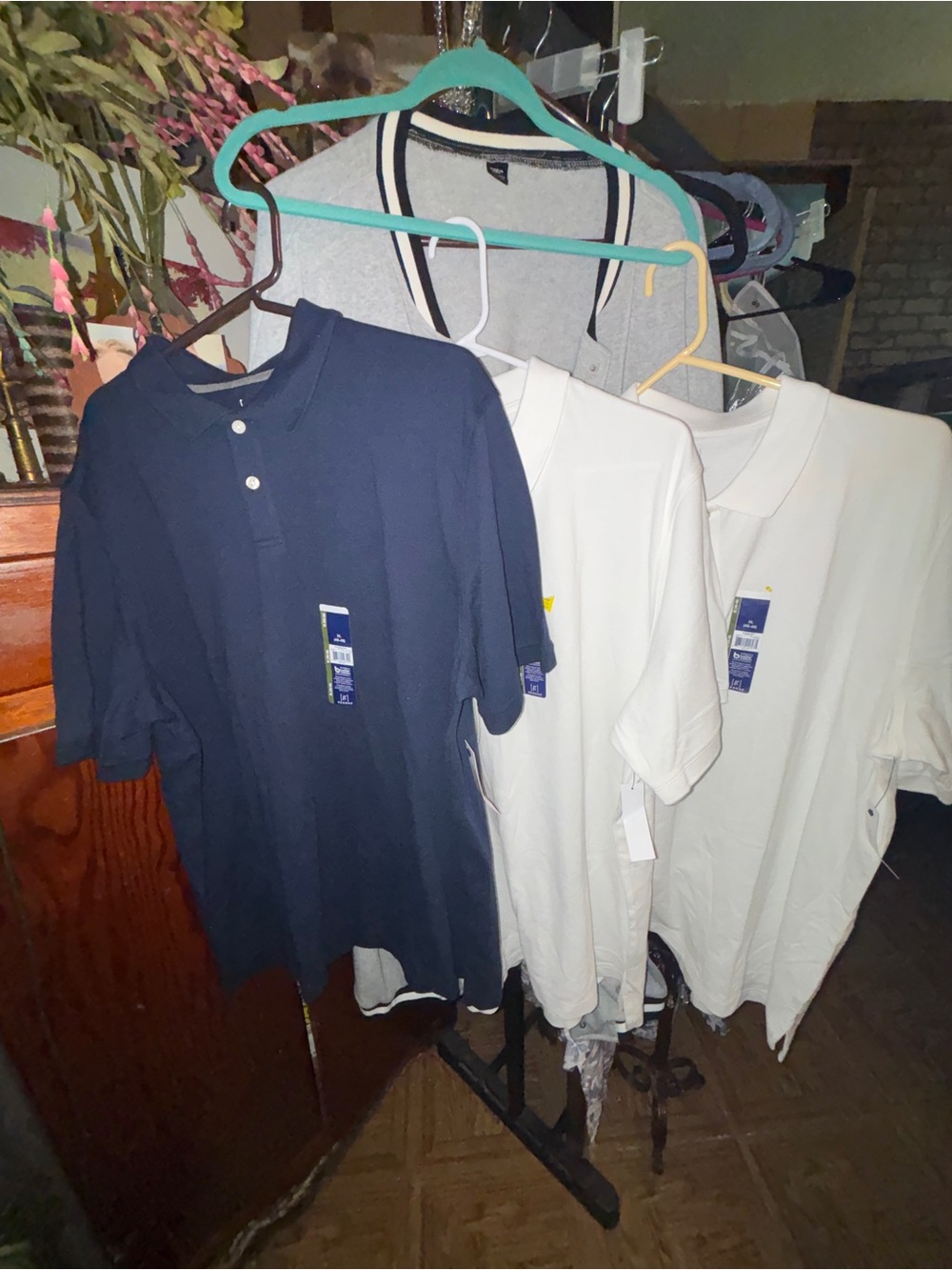 2 /1 white /1 blue George Men's Polo Pack - Navy and White